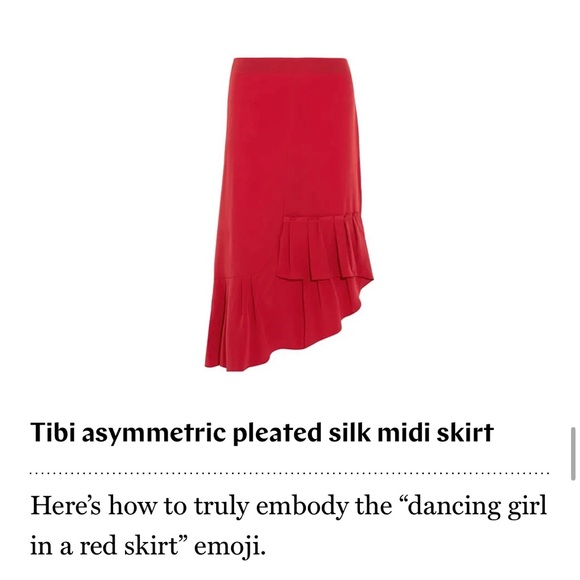 Tibi Silk Ruffled Skirt 2 - Picture 4 of 7